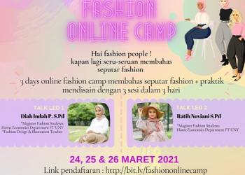 Fashion Online Camp Wadah Pembelajaran Daring Fashion Berbasis Camp Online 
